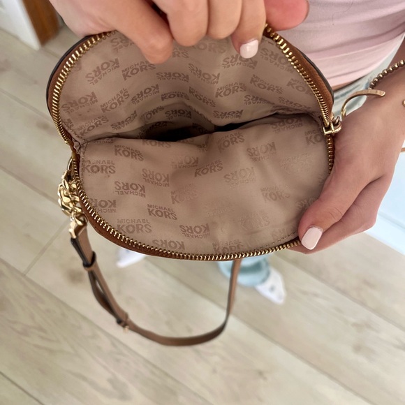 Brown Leather Crossbody Bag - Picture 3 of 4